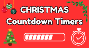 Christmas countdown timers for classrooms
